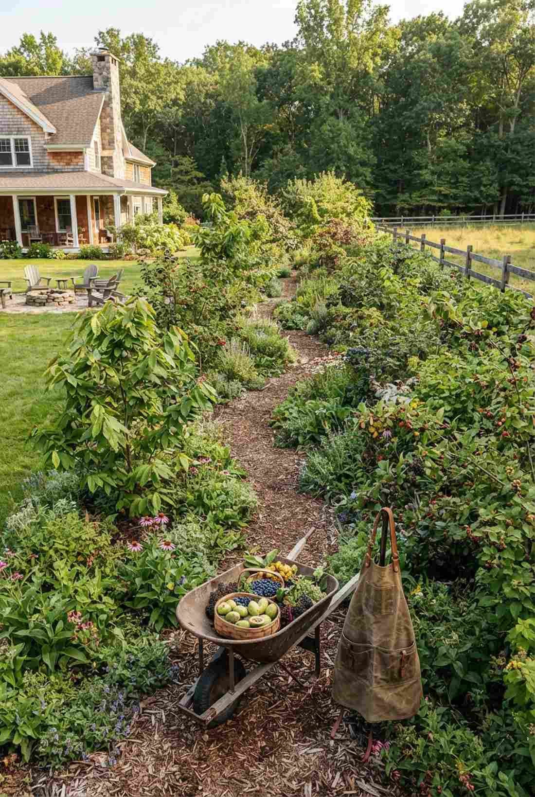edible forest buffer systems