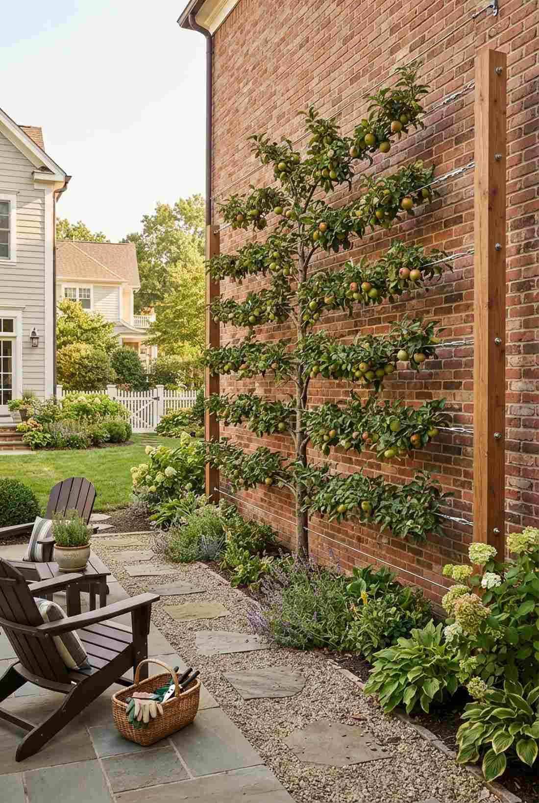 espalier fruit tree trellis