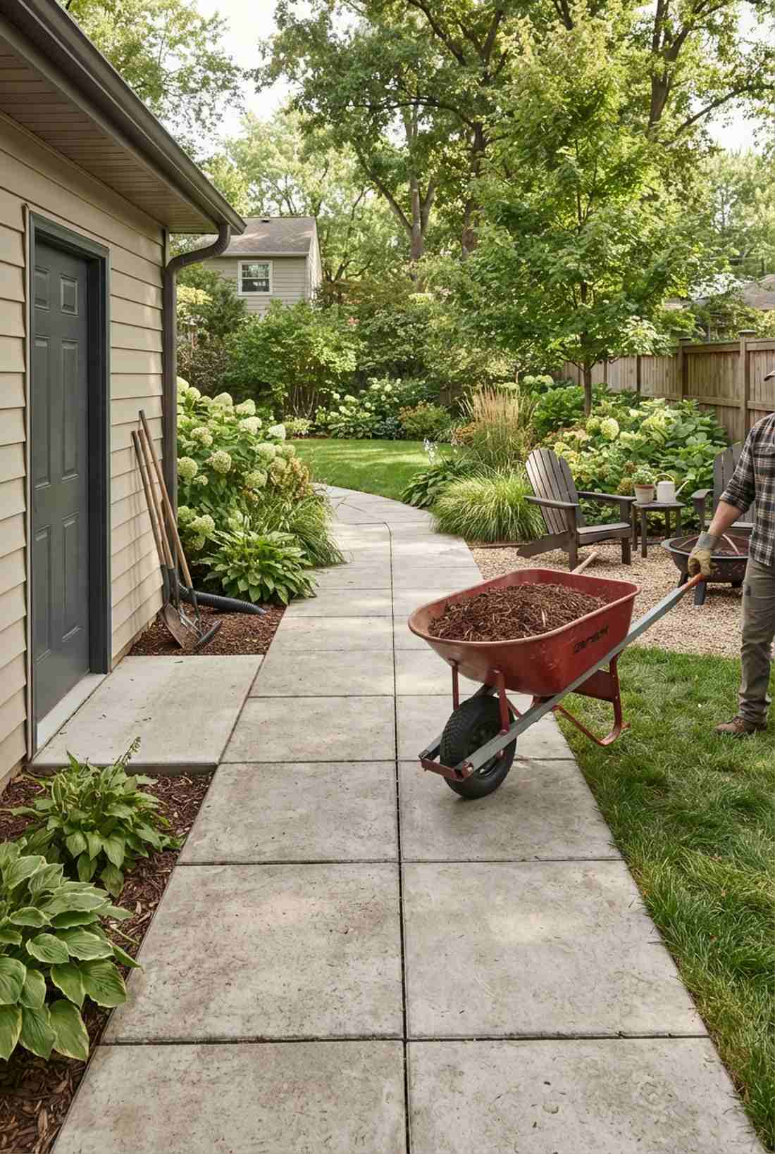garage to garden connector