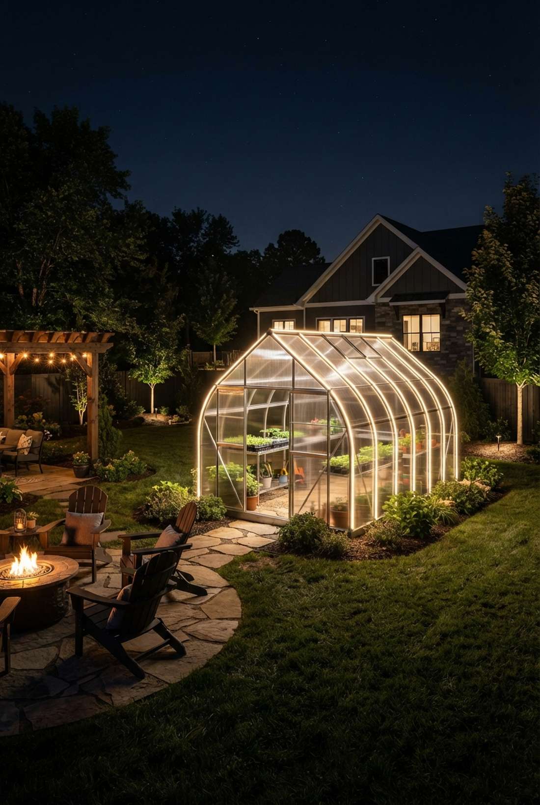 greenhouse grow tunnel accent