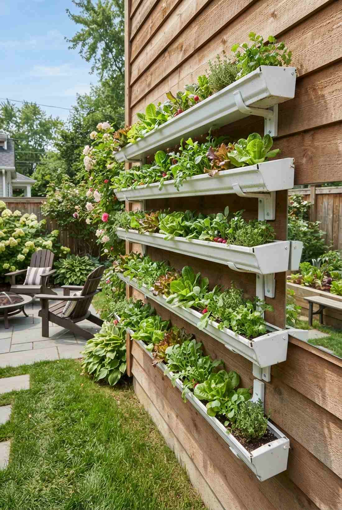 gutter planters