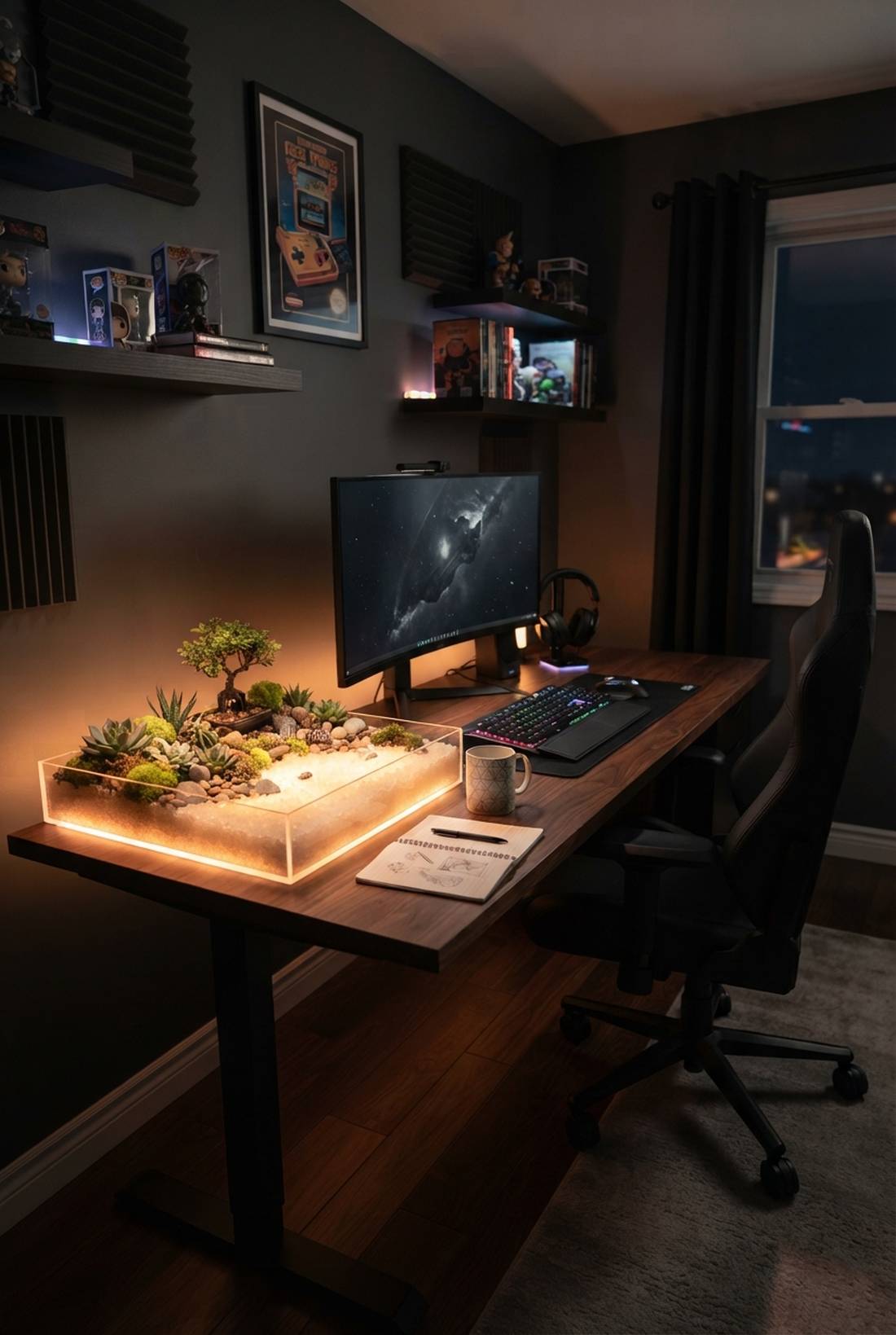 led illuminated garden