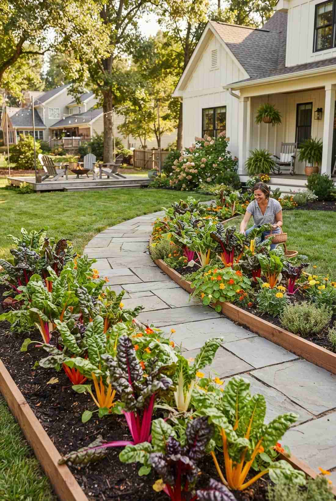 rainbow chard borders