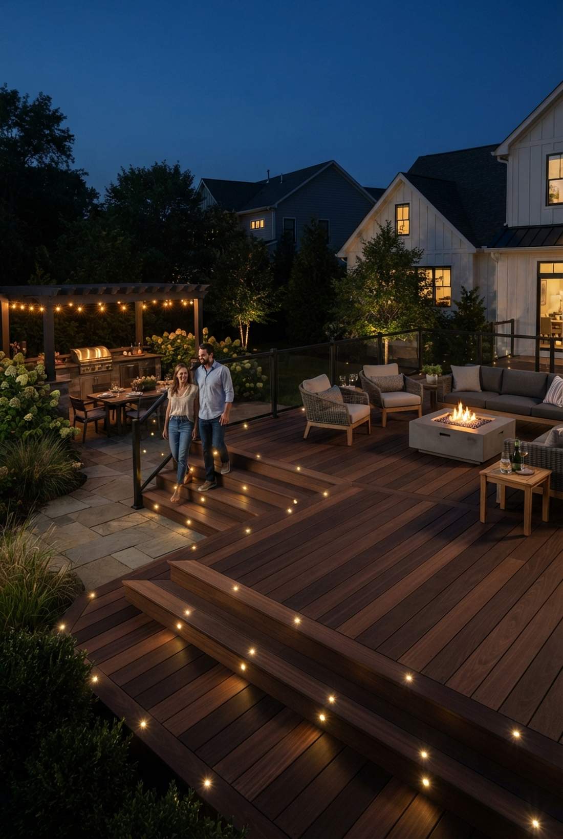recessed deck board lighting