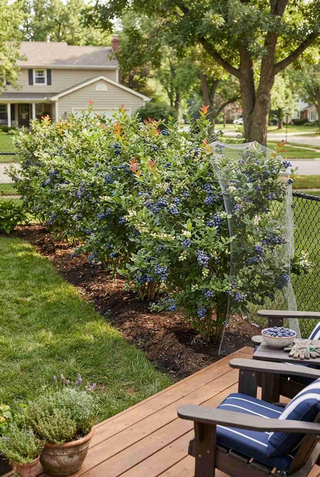 blueberry hedge screens