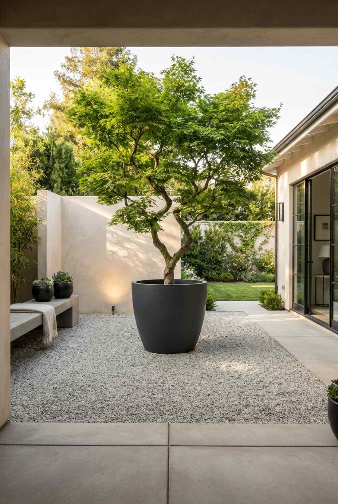 courtyard focal point