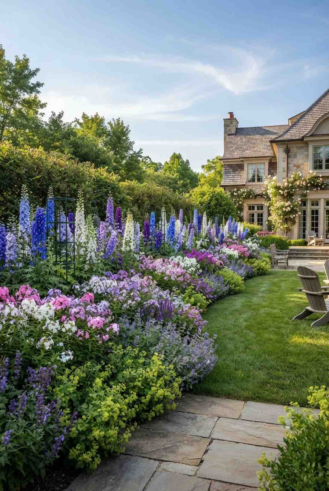 english border herbaceous depth