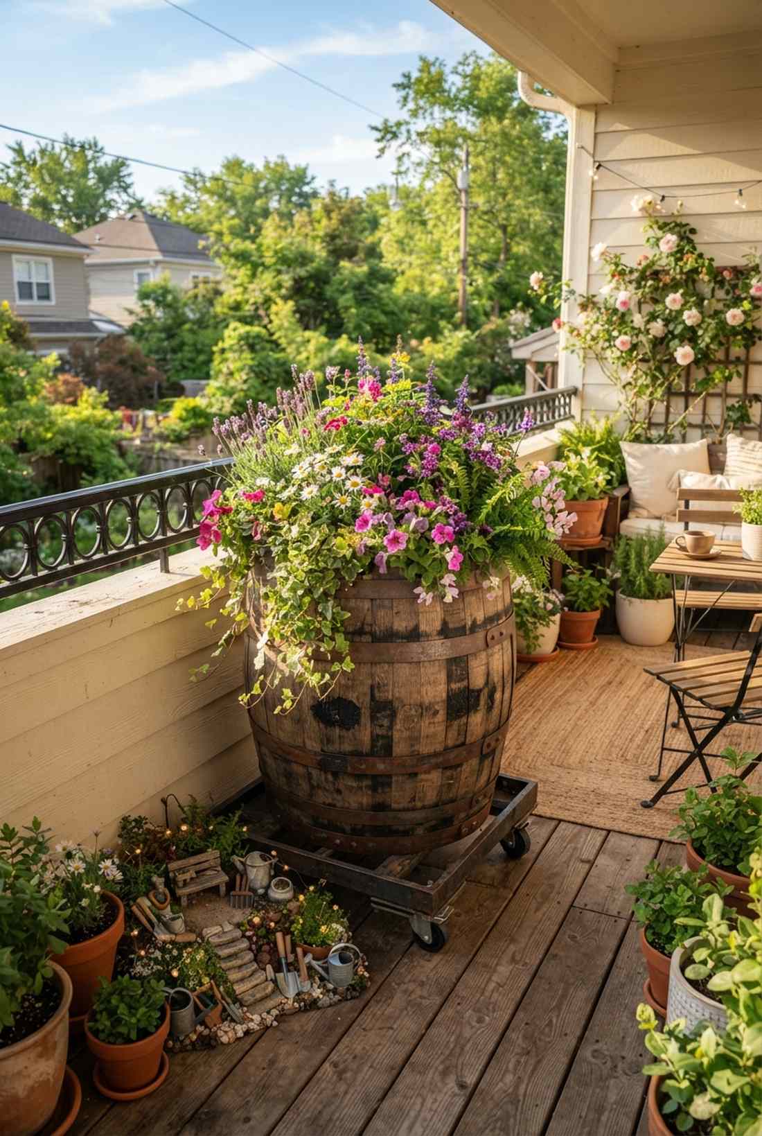 half barrel planters