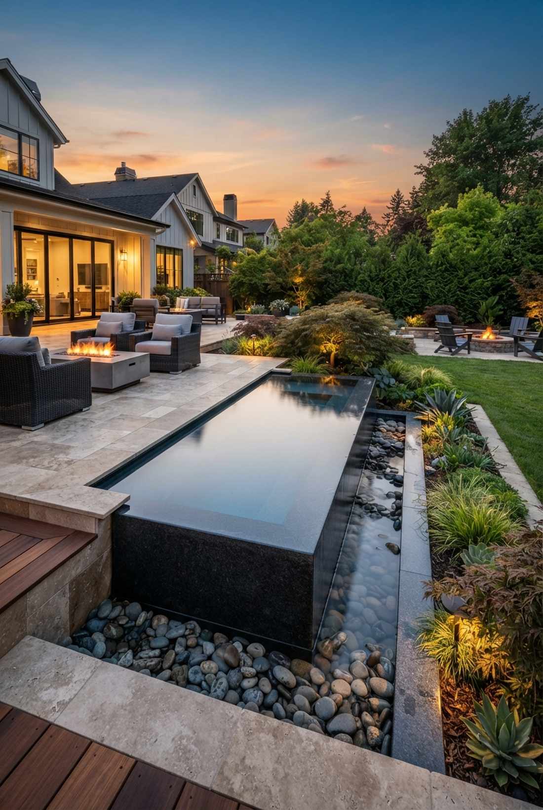 infinity edge water feature