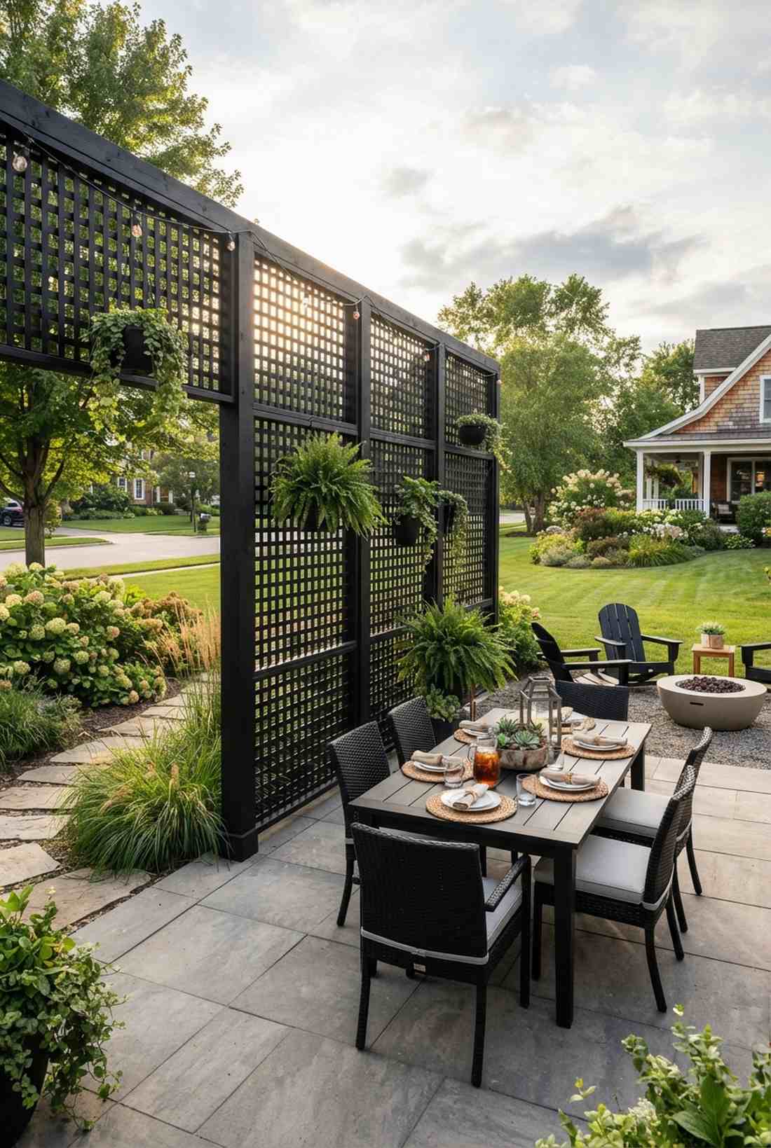 lattice panel screens