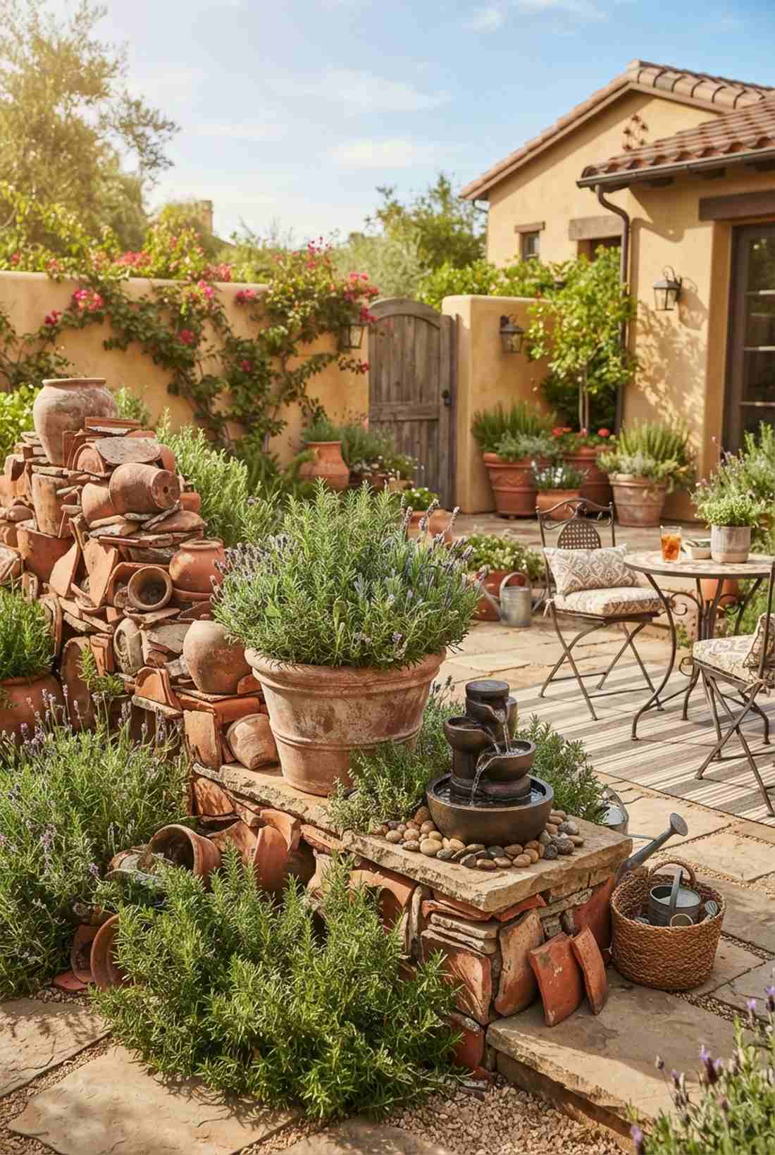 mediterranean courtyard