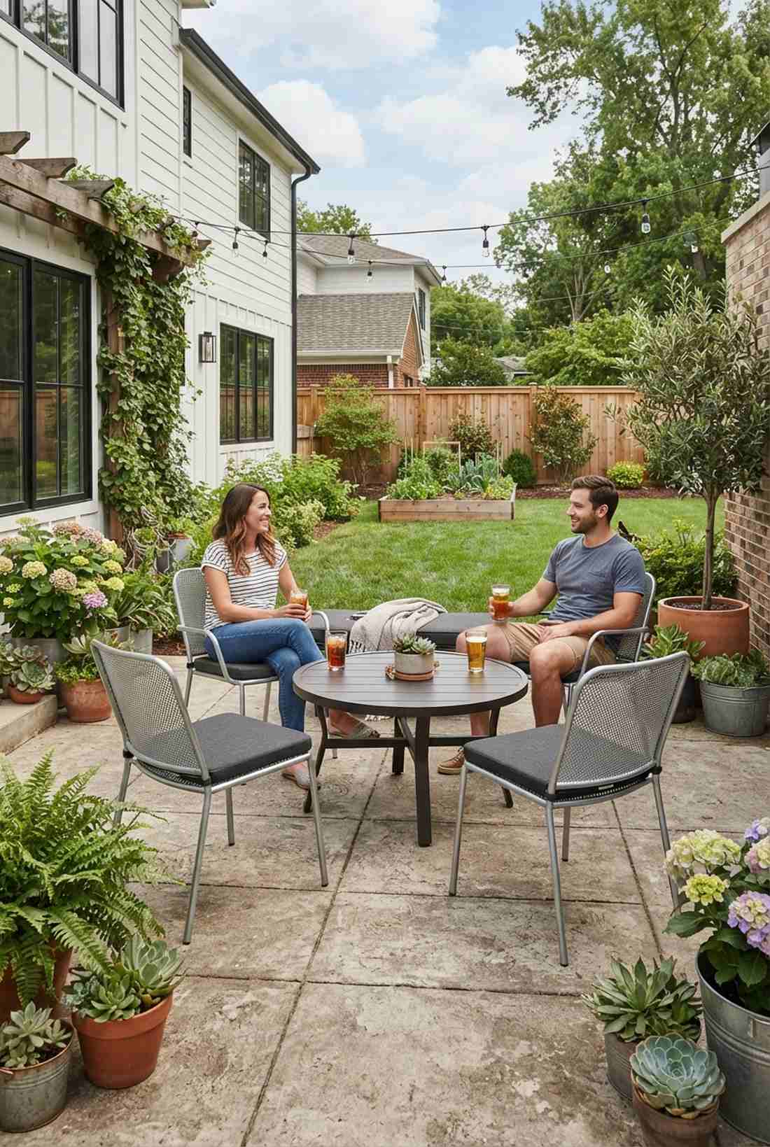metal mesh stacking chairs