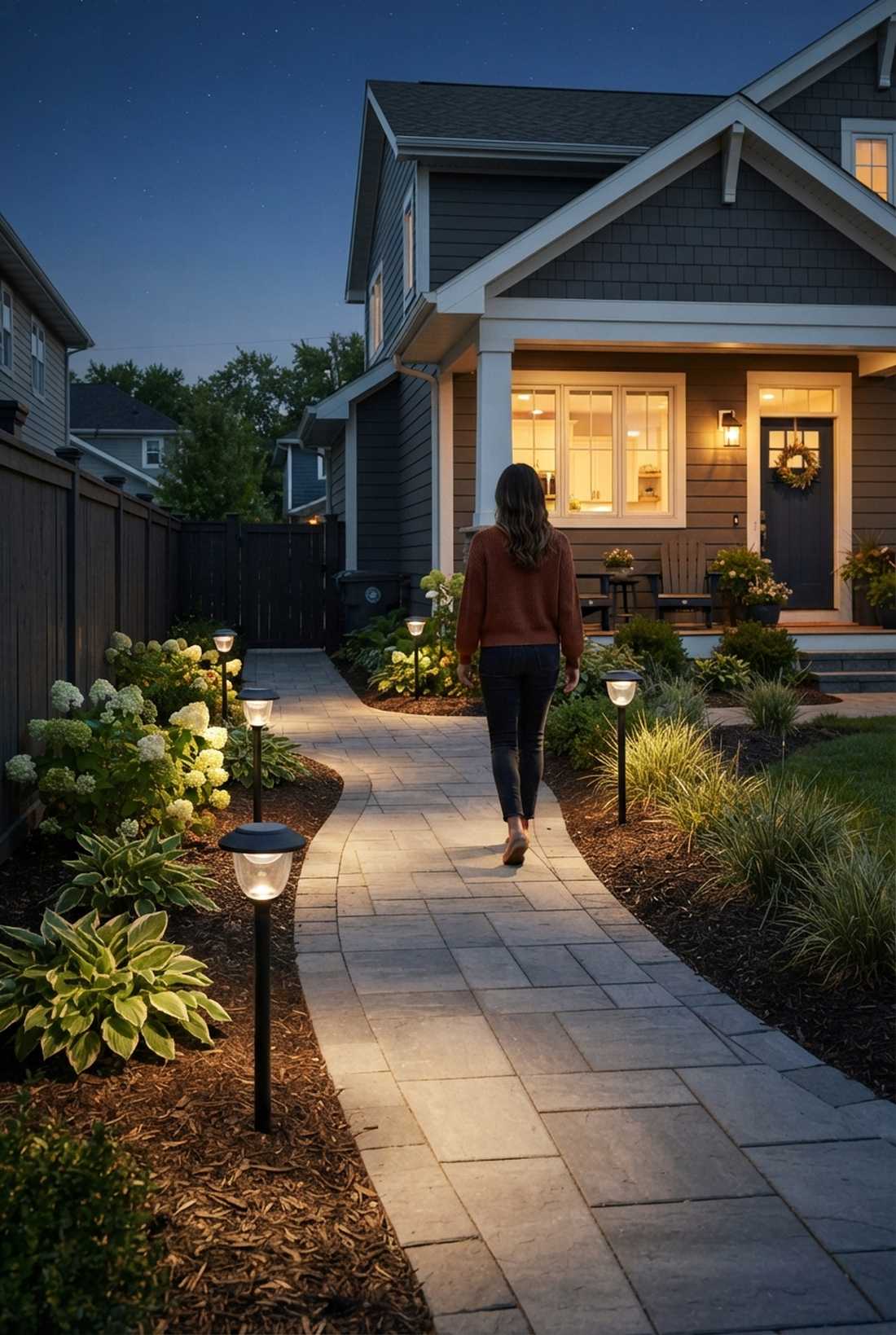 motion sensor pathway lights
