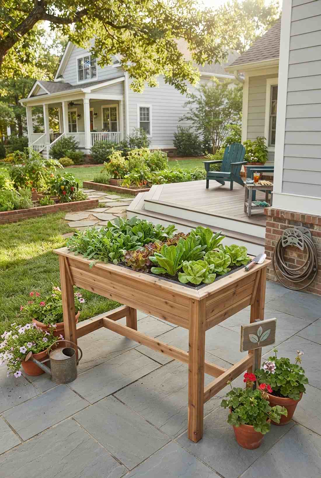 salad table planters