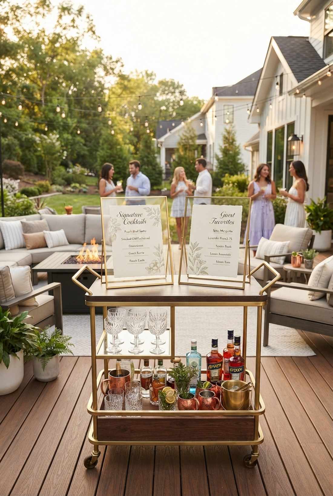 signature cocktail menus