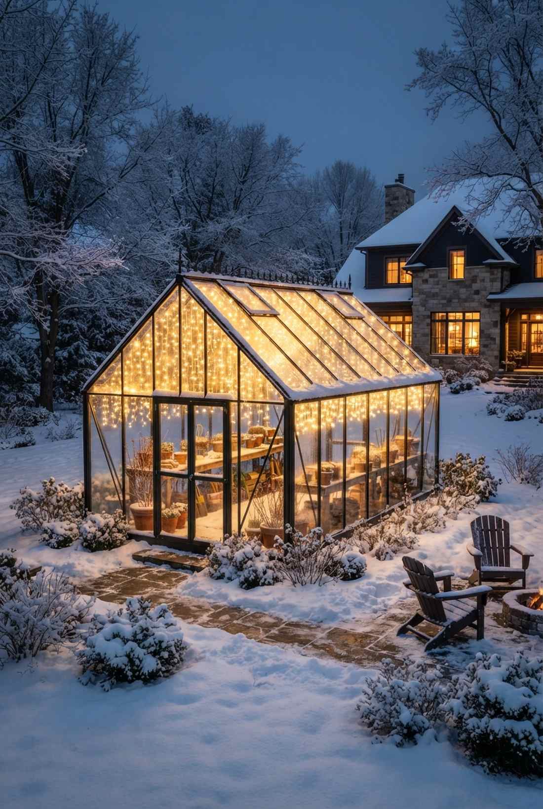 winter greenhouse curtains