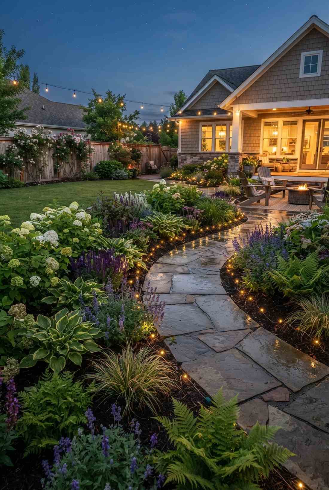 border integrated pathway lighting