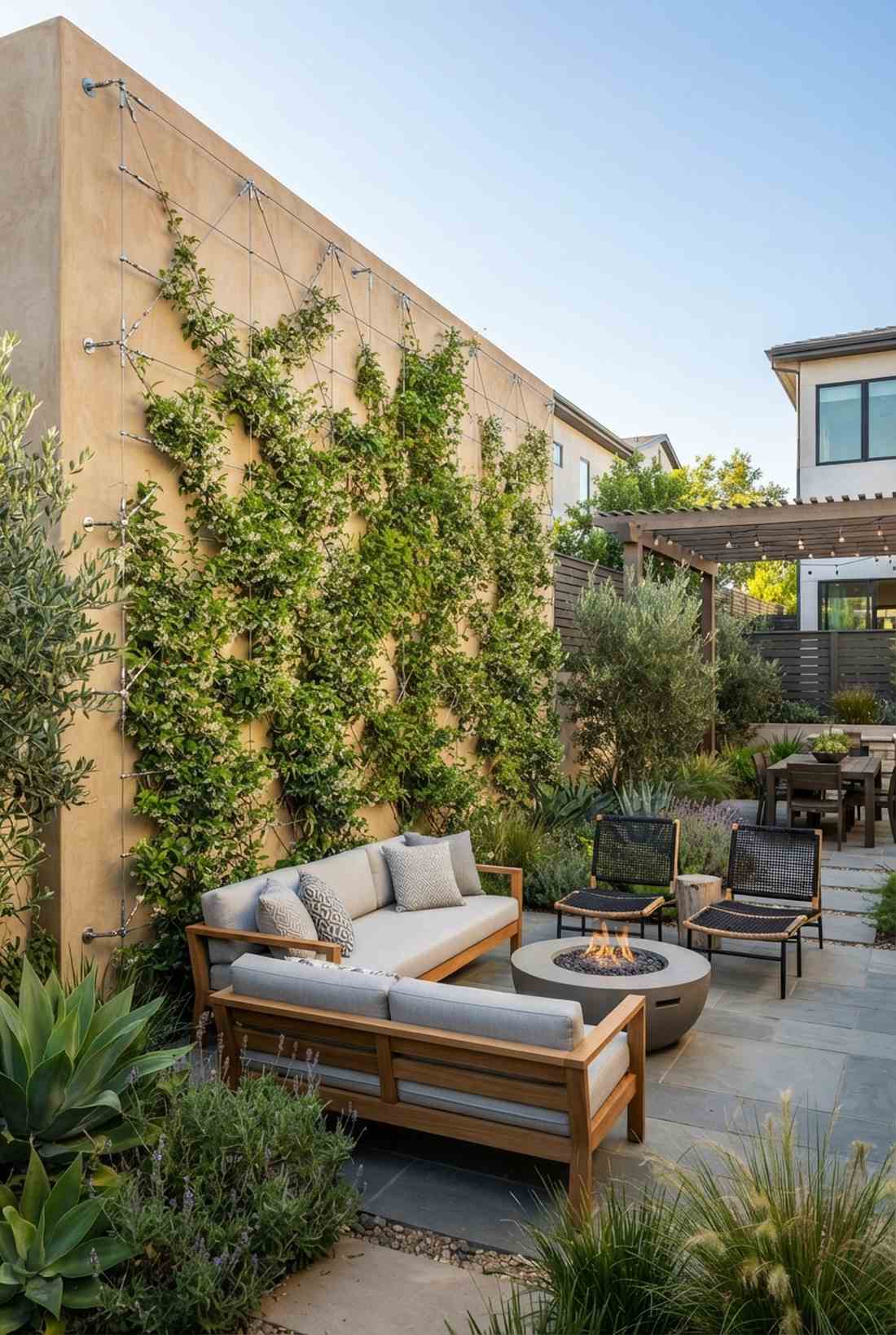 cable wire trellis grids