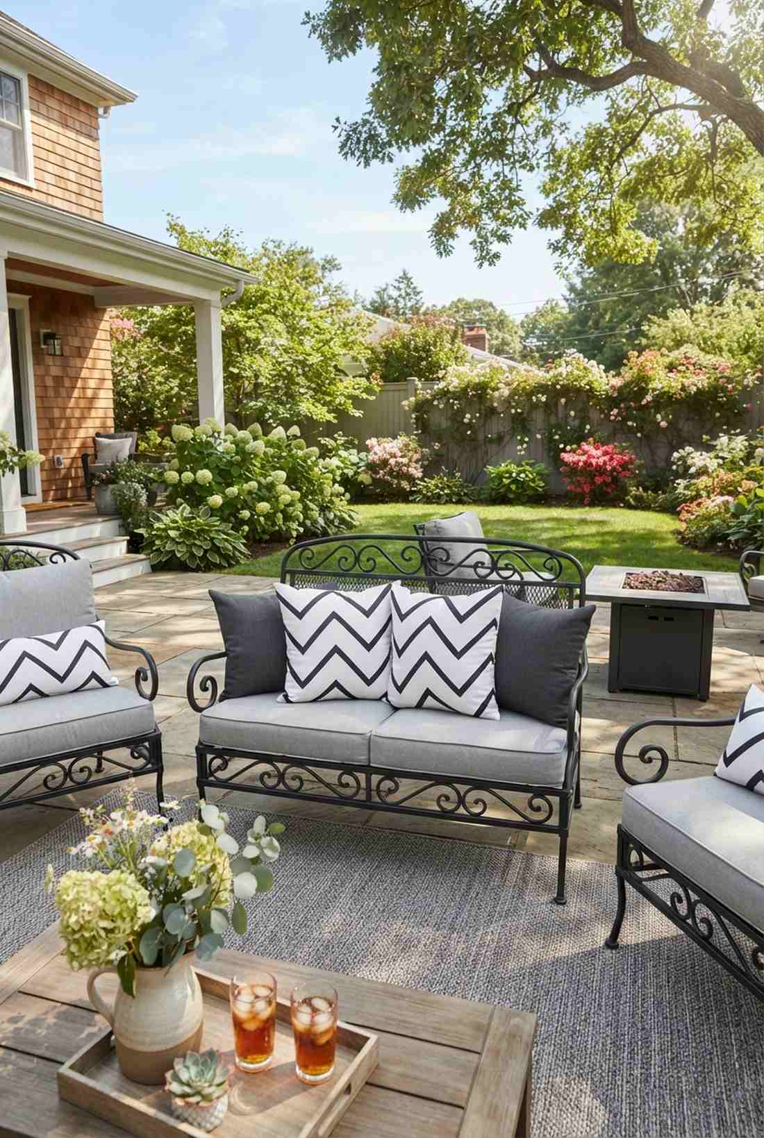 chevron geometric pillows