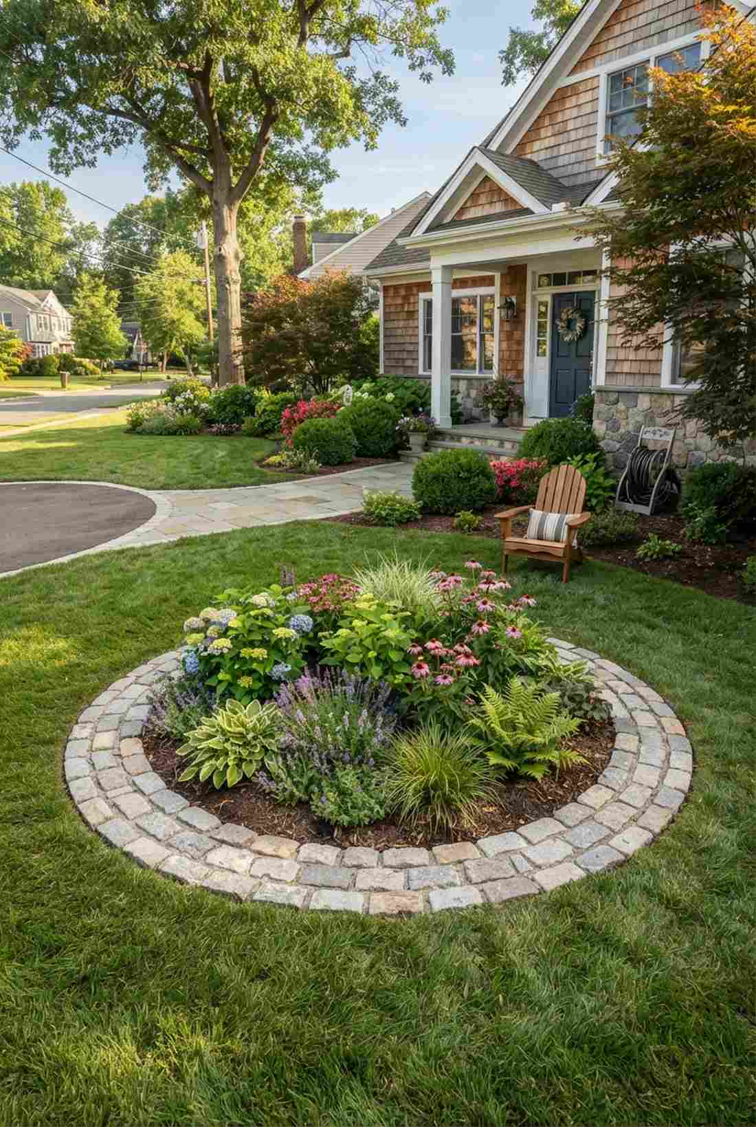 circular focal point island
