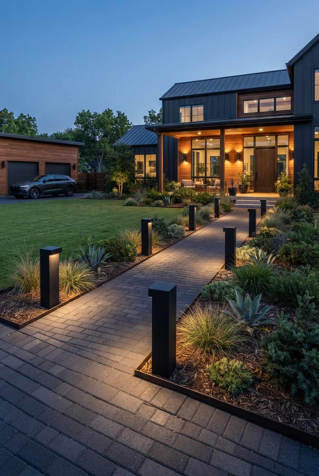 cubic bollard lights