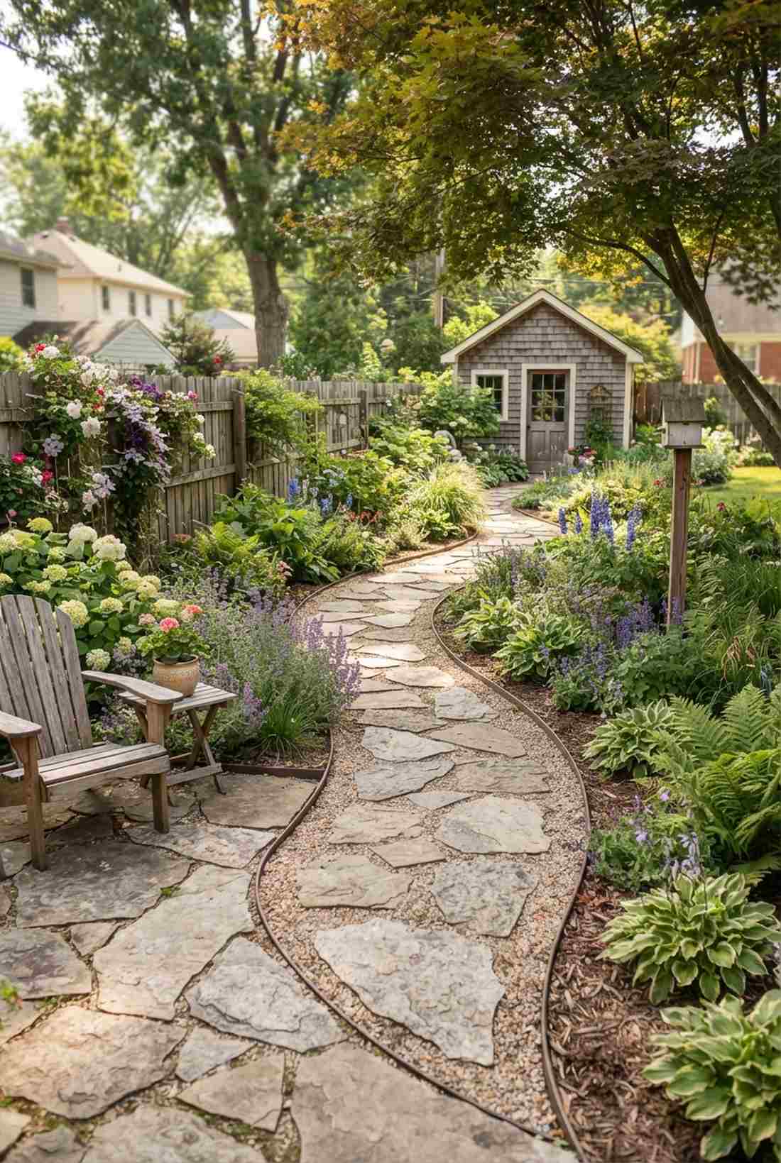 curved pathway design