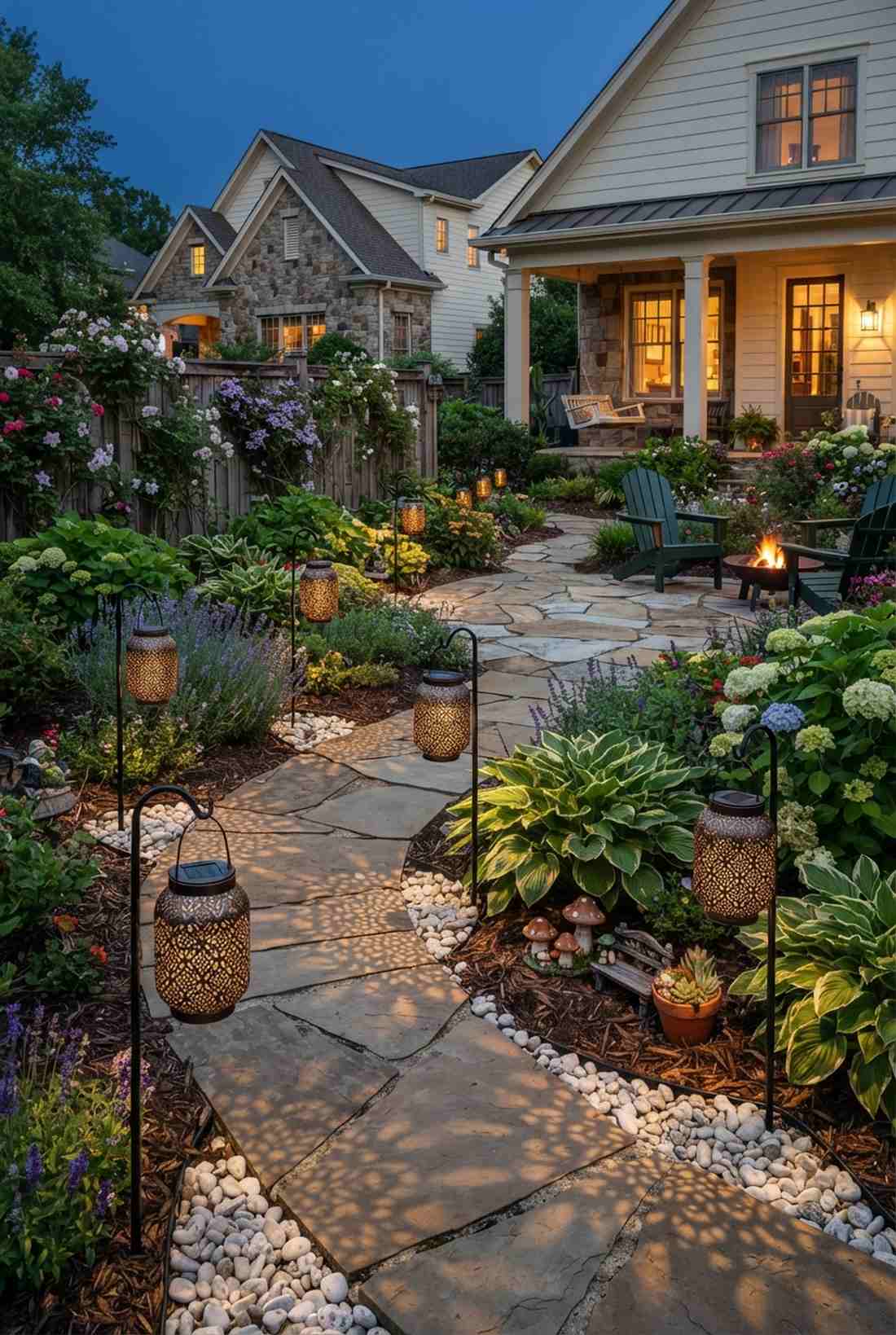 decorative stake lanterns