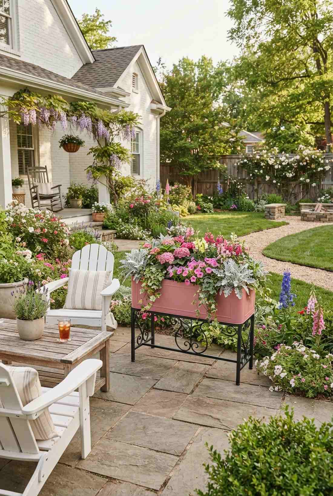 dreamland pink hybrid elevated planter
