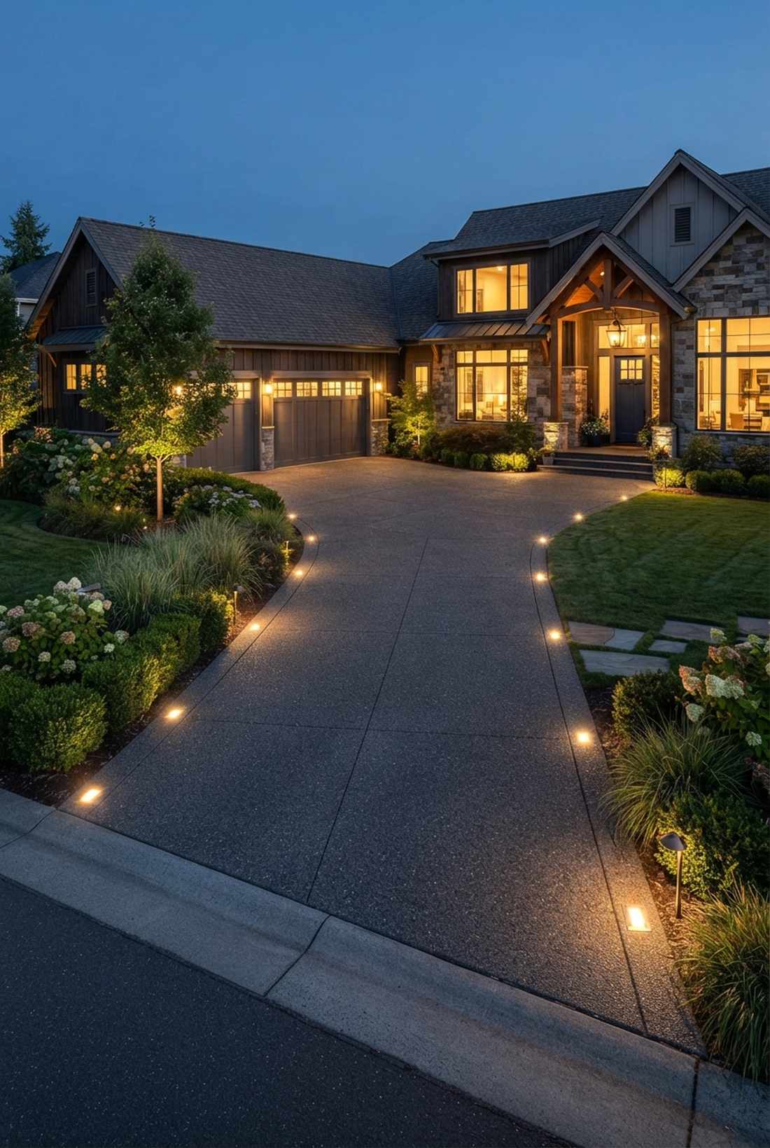 driveway edge delineation