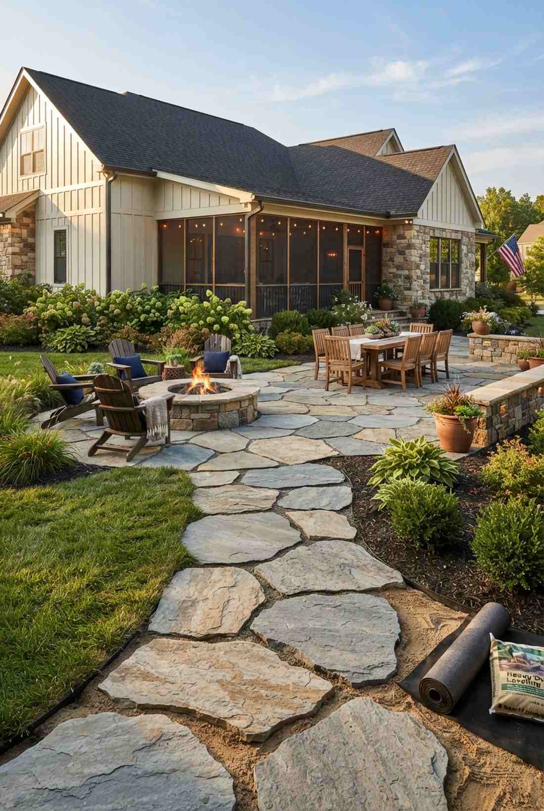 flagstone natural rounds