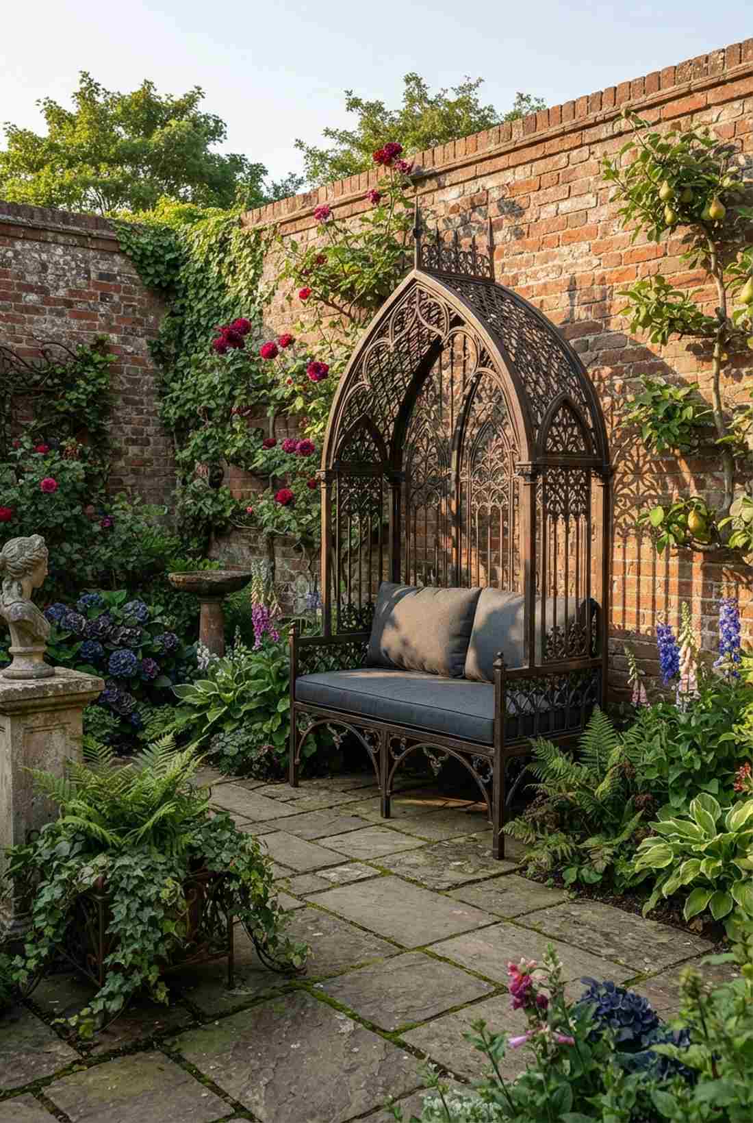 gothic arch double seat