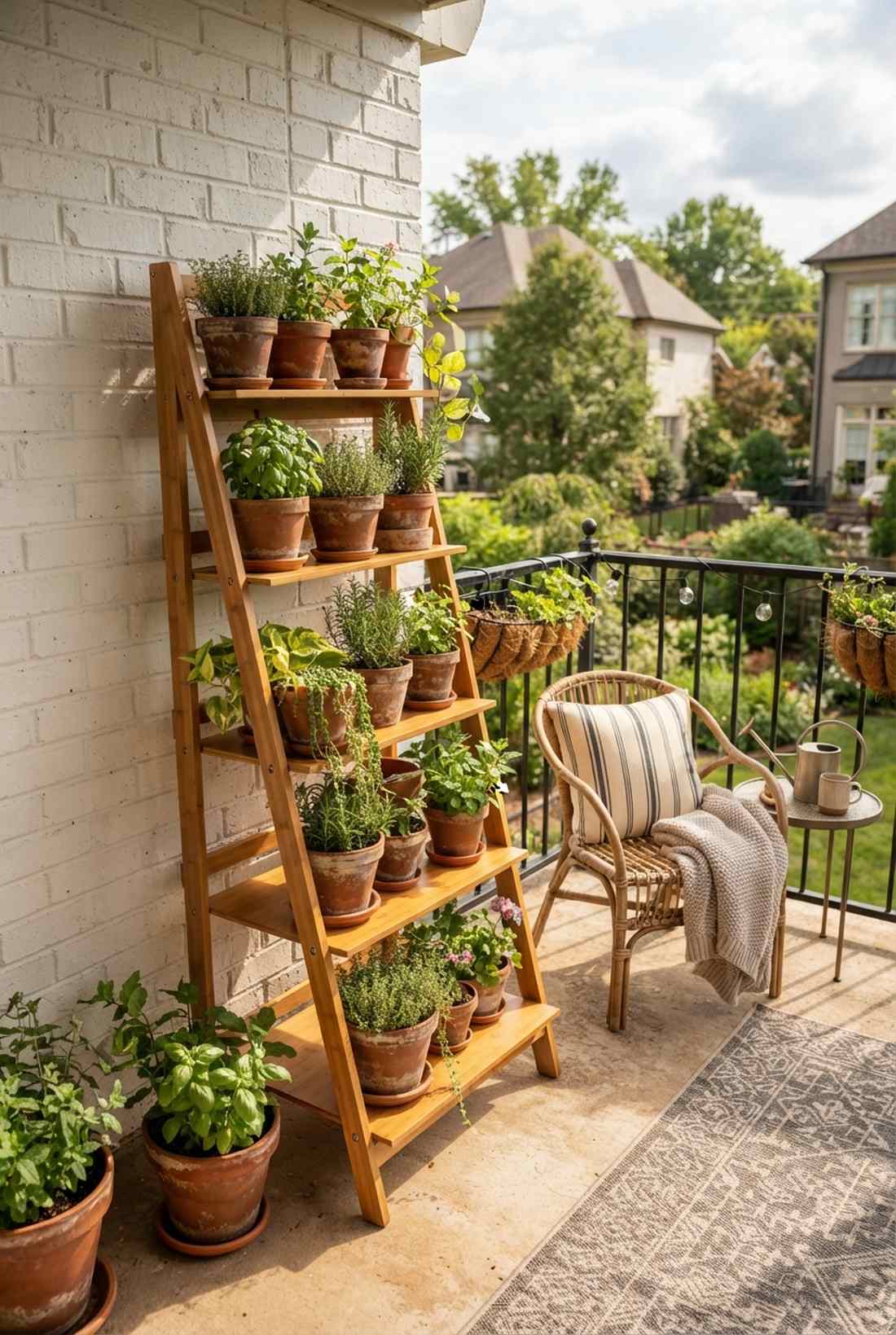 ladder shelf gardens
