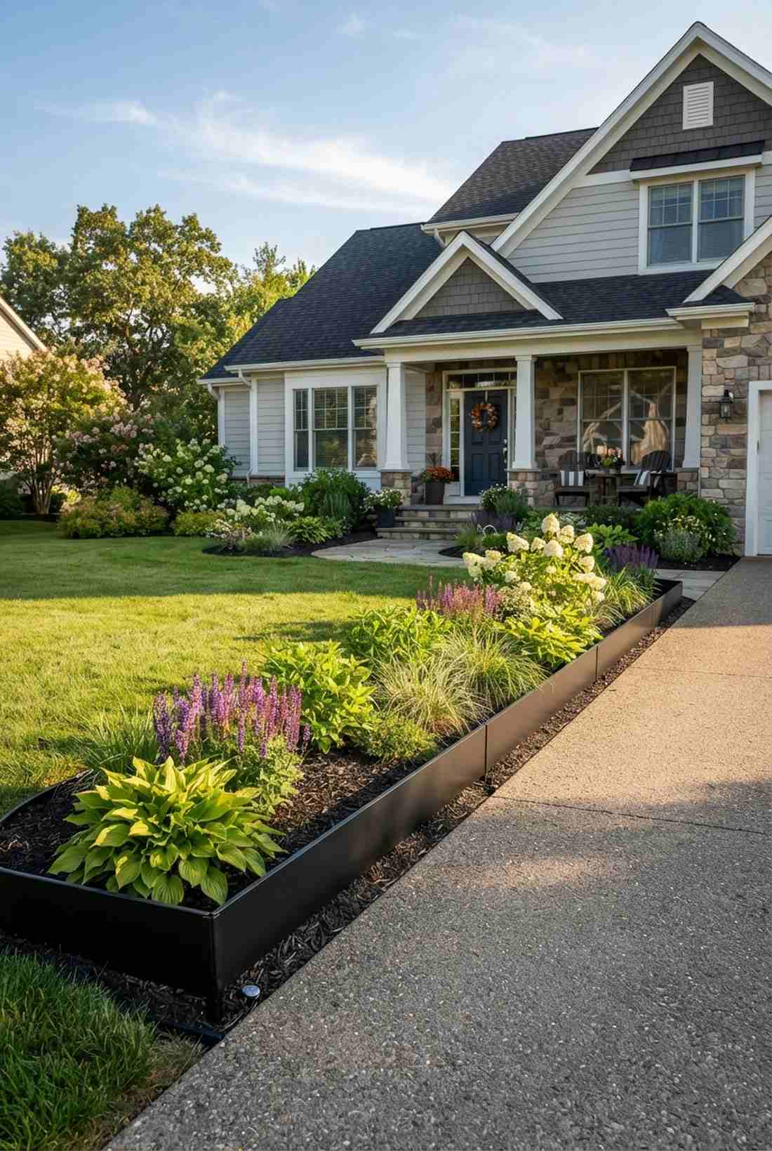 low profile garden border