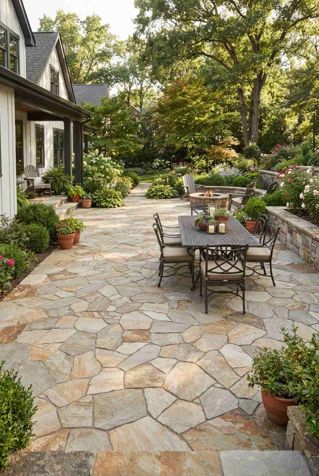 mosaic puzzle piece flagstone