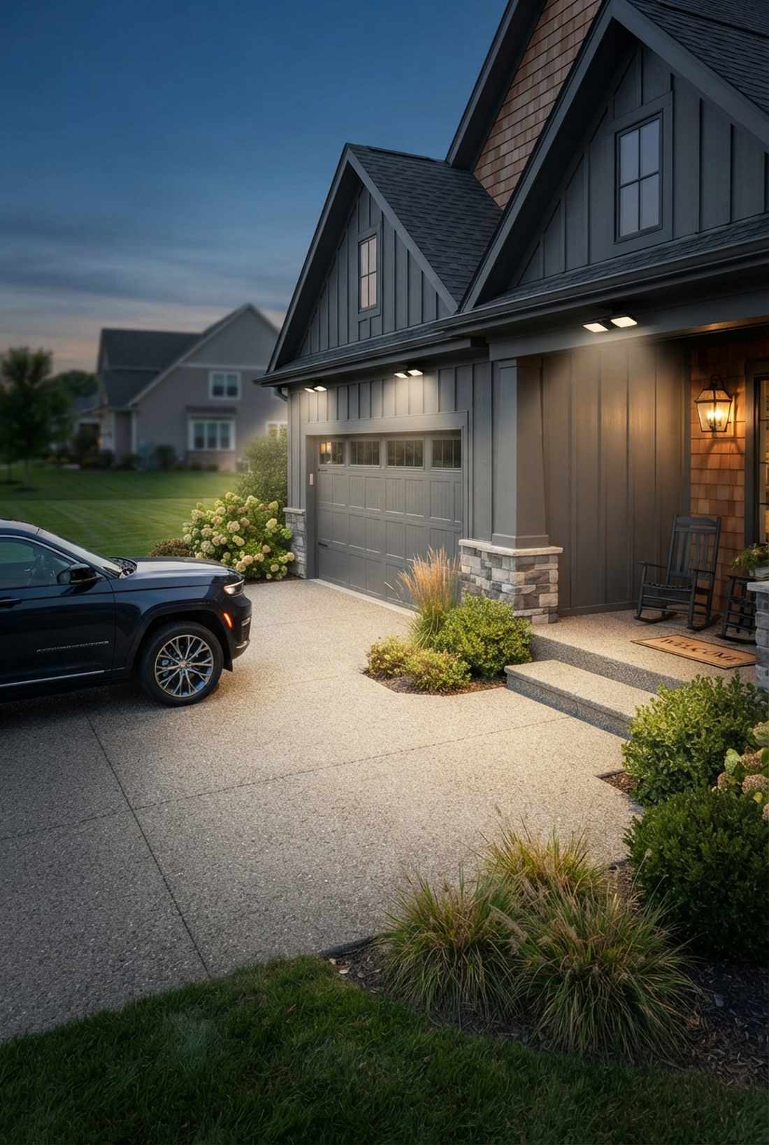 motion activated dual brightness overhead
