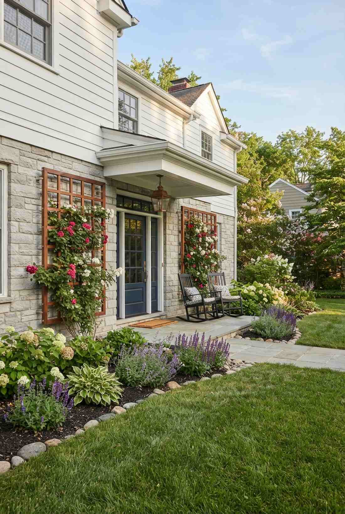 rectangular wall mounted trellis