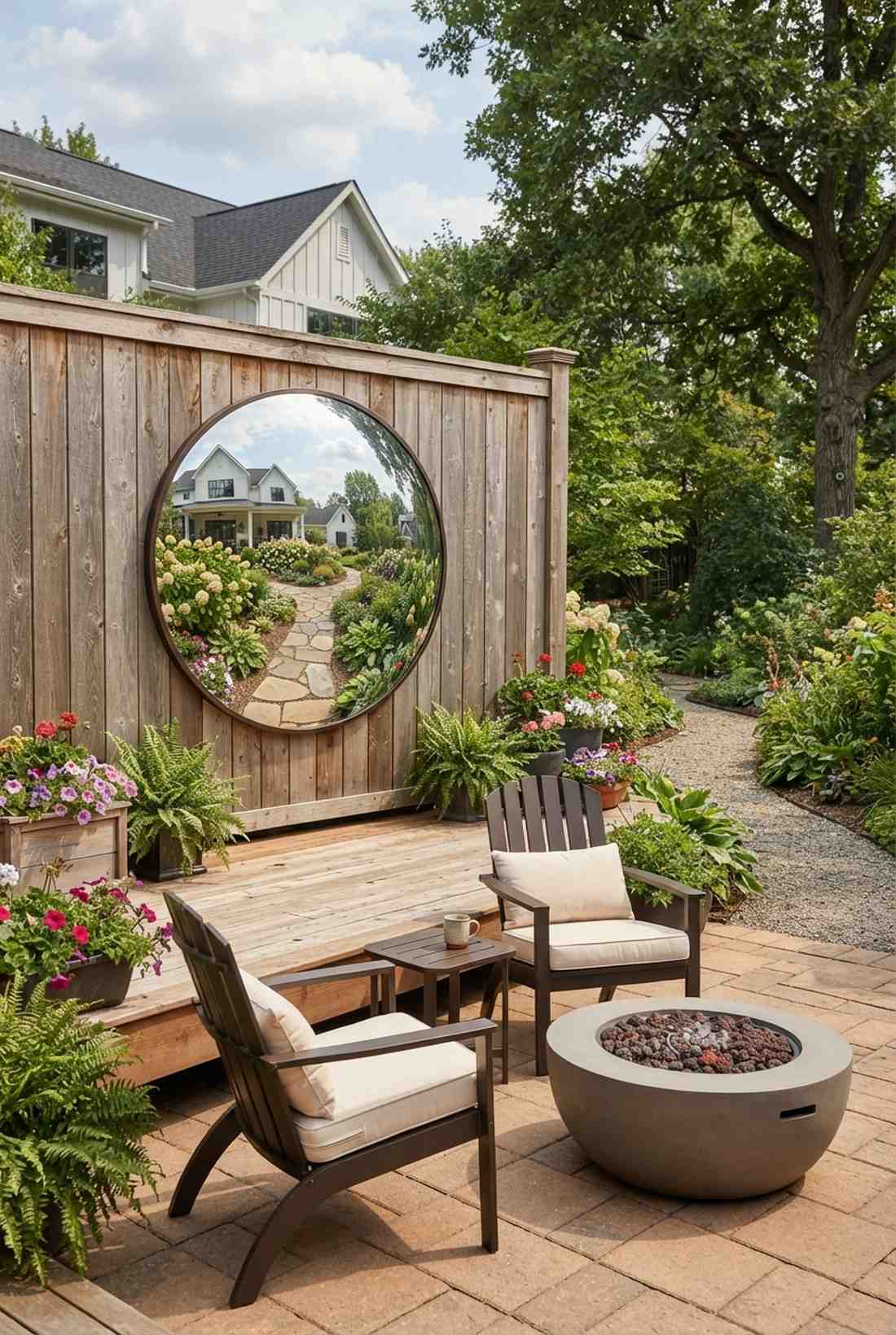 round convex mirror for panoramic reflection