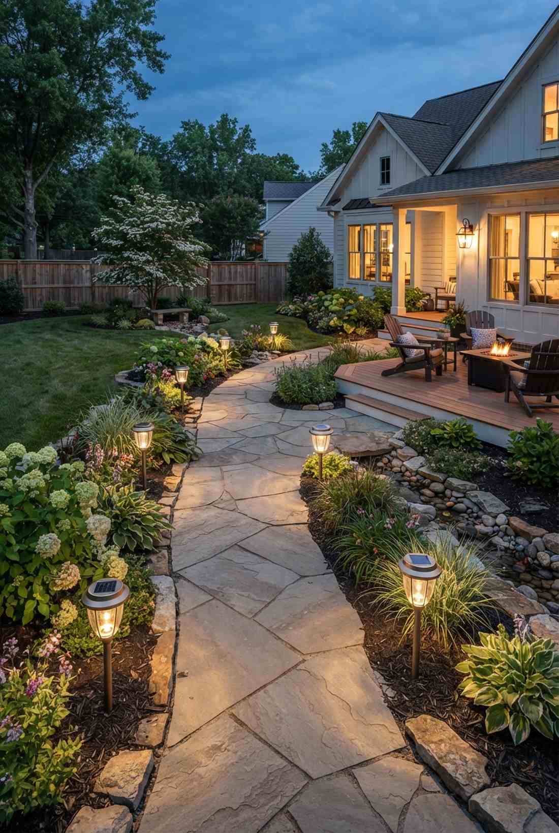 solar pathway lights for garden navigation