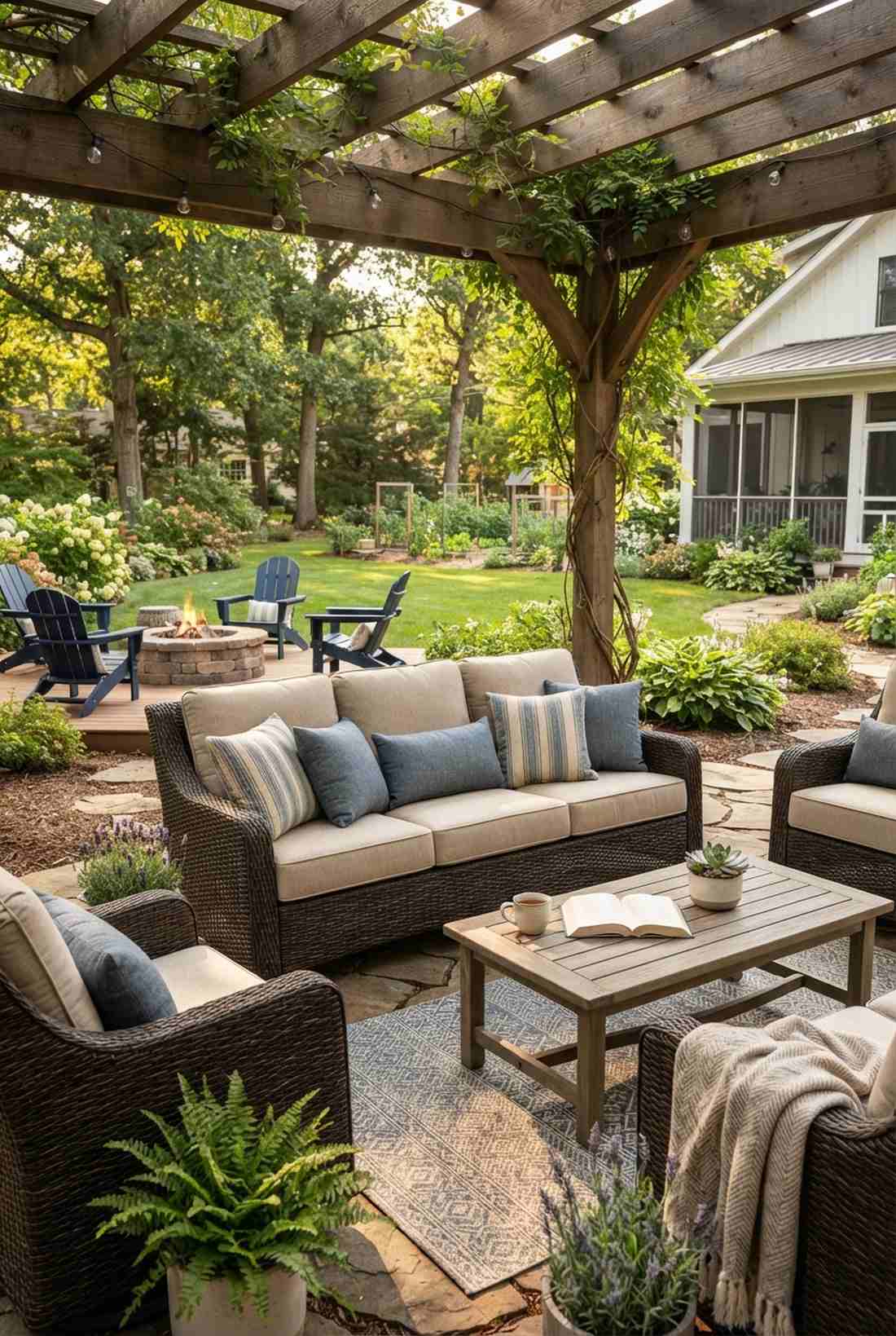 three seat wicker sofa with lumbar support