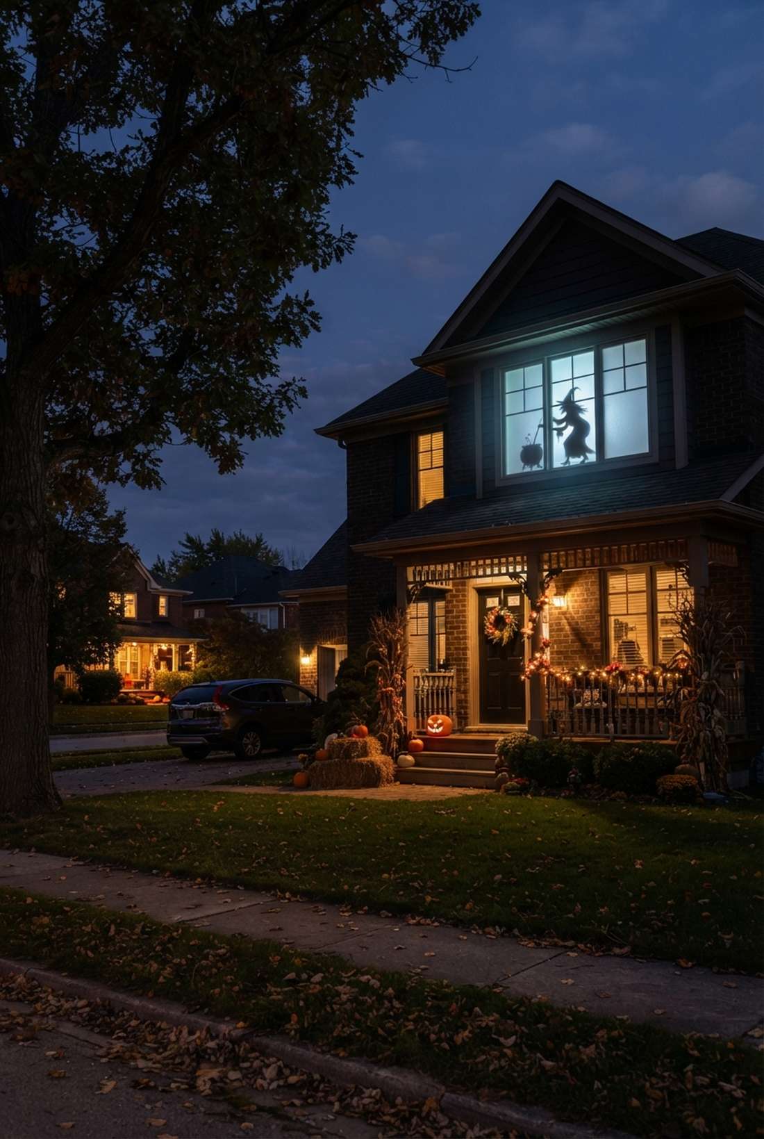 window silhouette projections