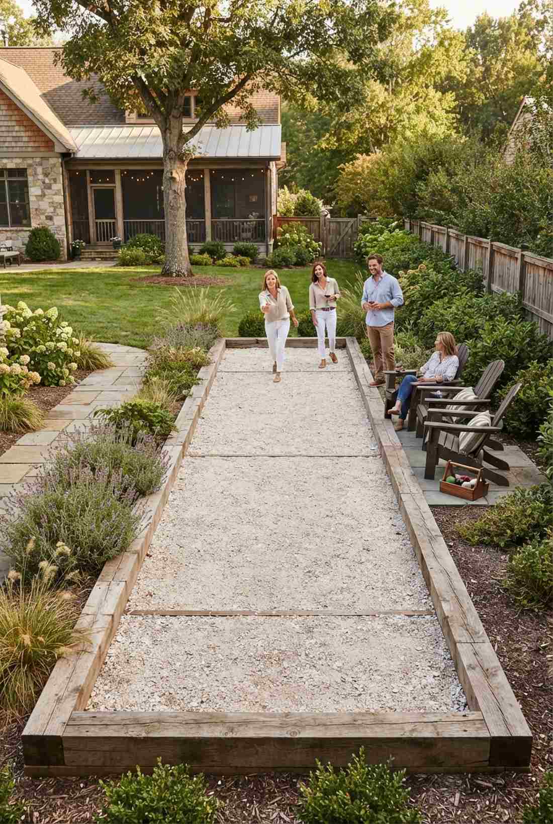 bocce ball courts