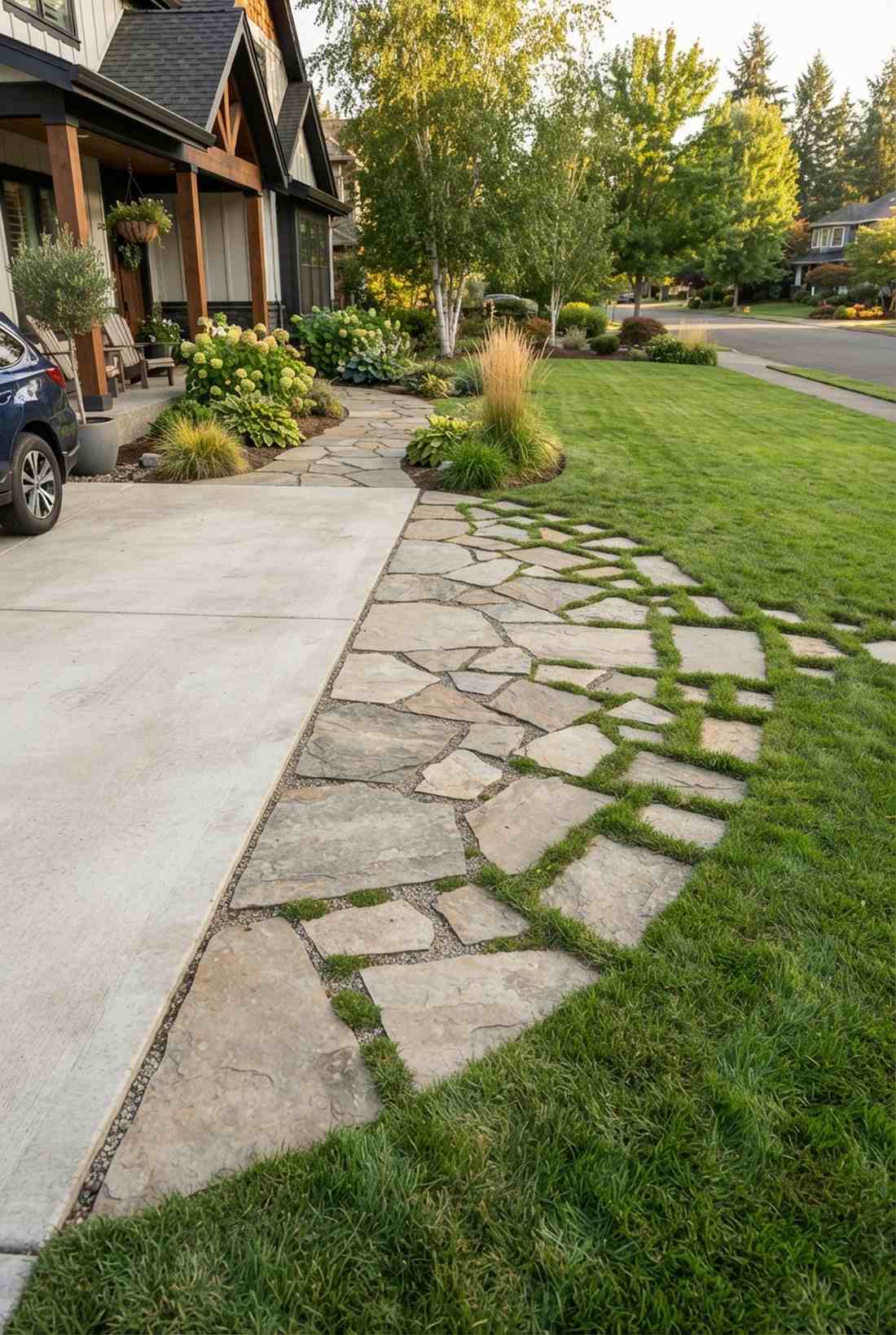 carport apron transition