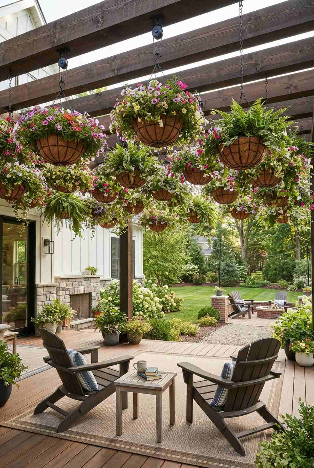 hanging basket canopy