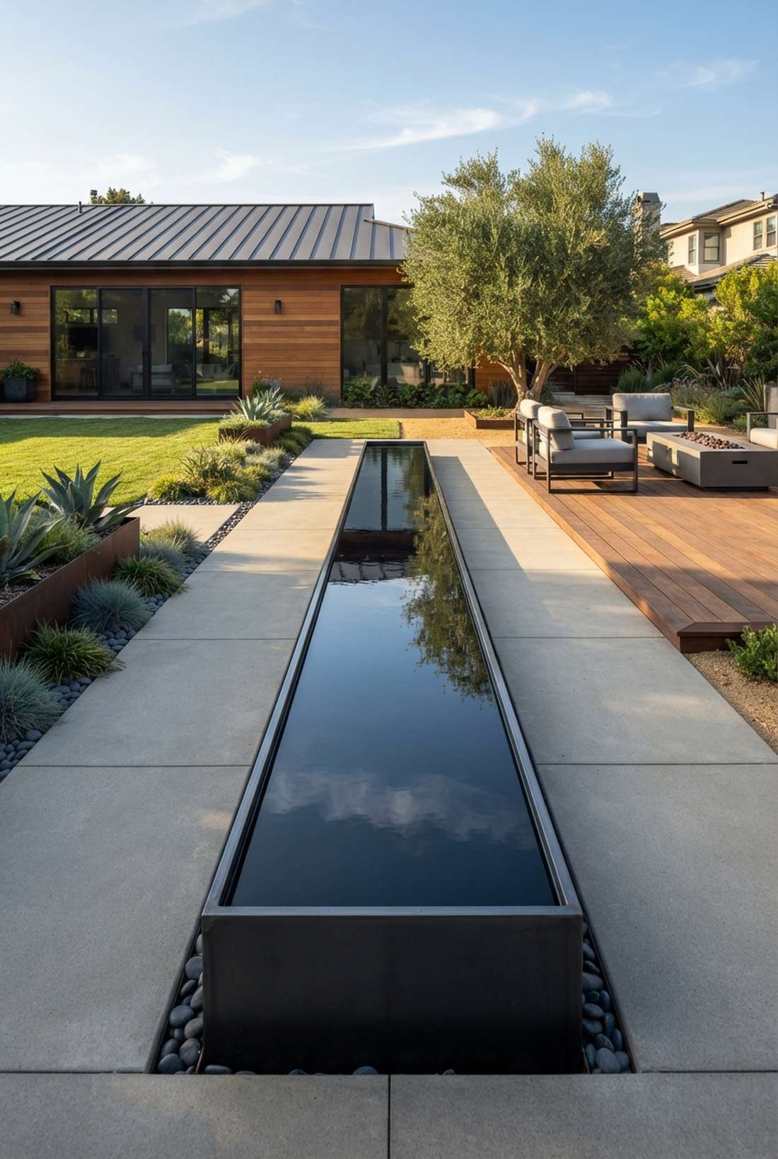 linear water feature