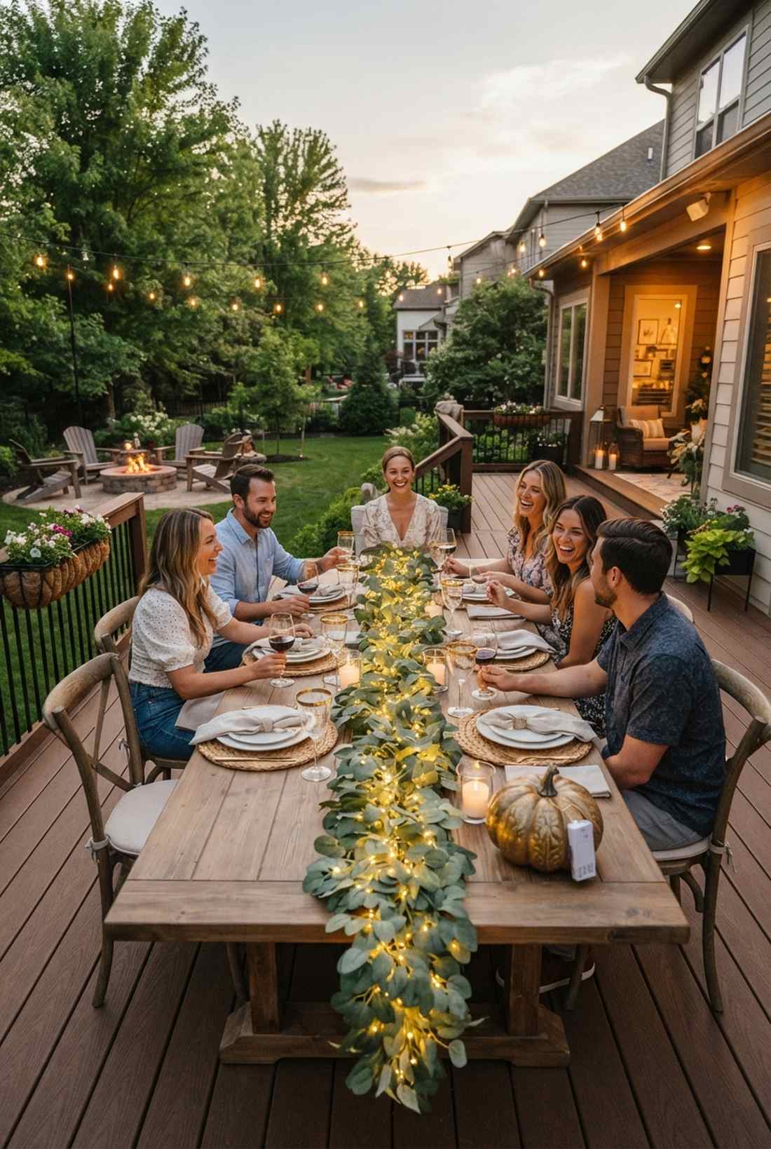 outdoor dining table runner