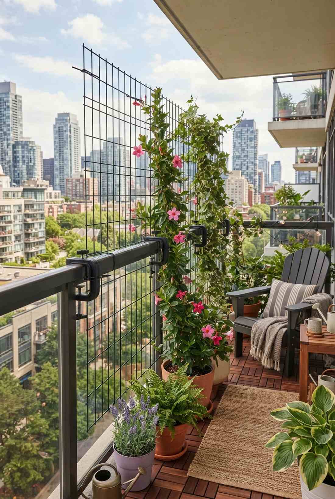 balcony rail attachments