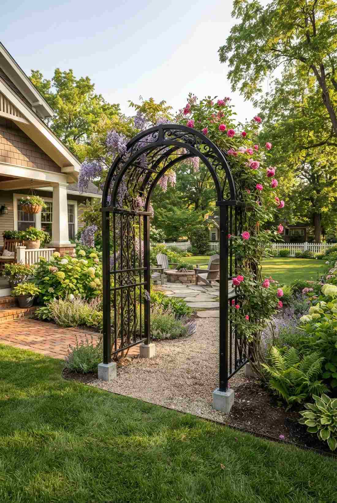 custom metal arbors