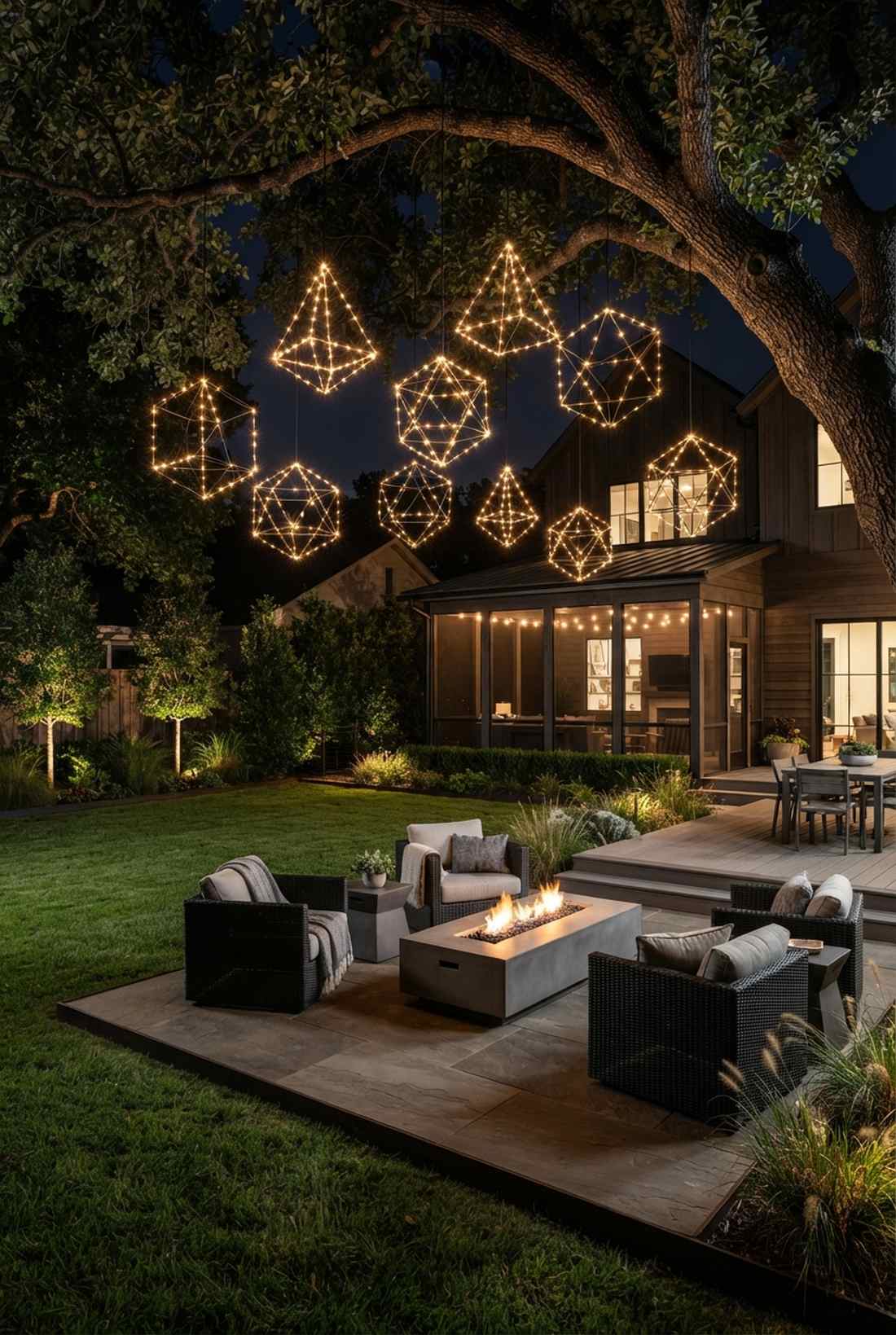 geometric shape sculptures