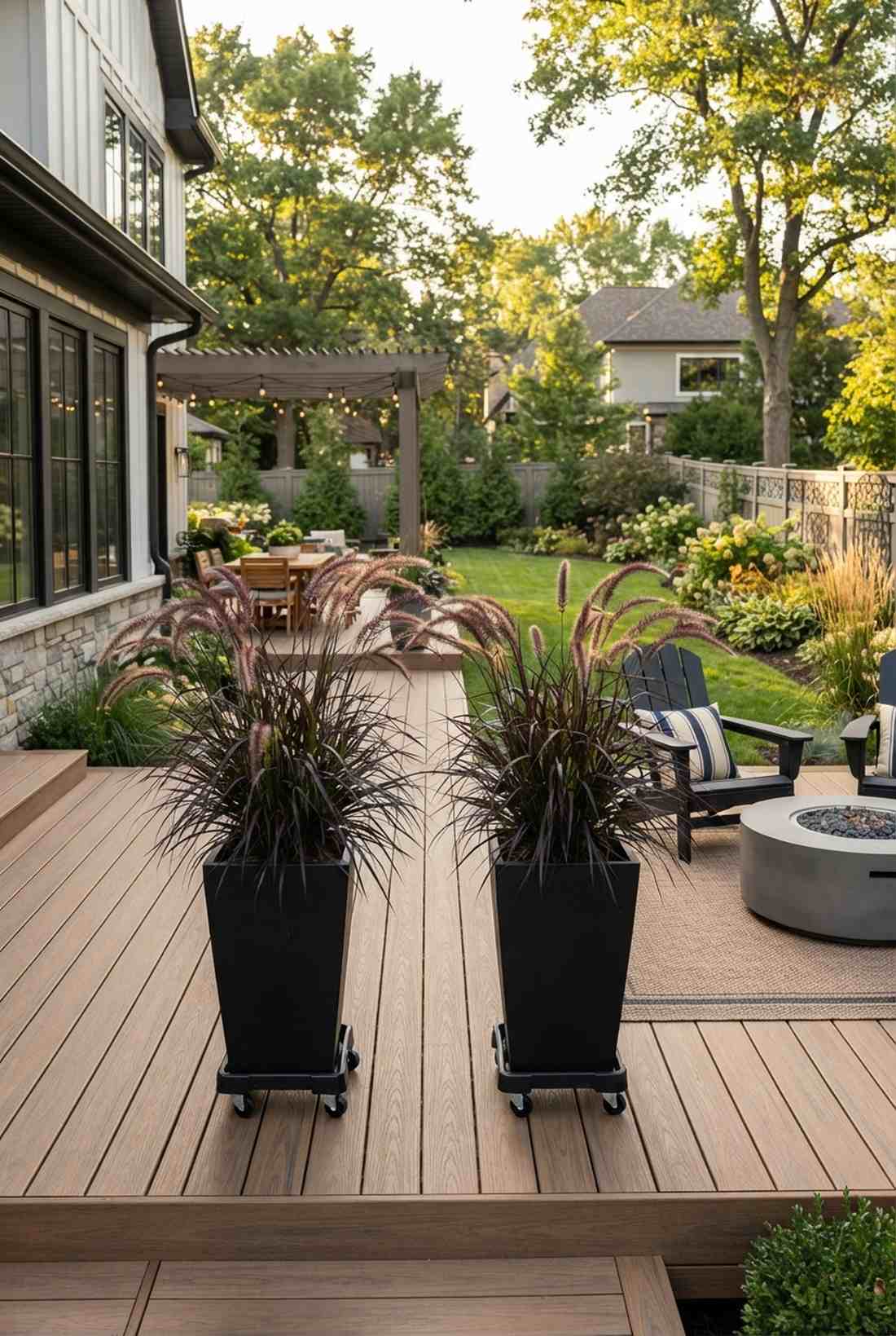purple fountain grass