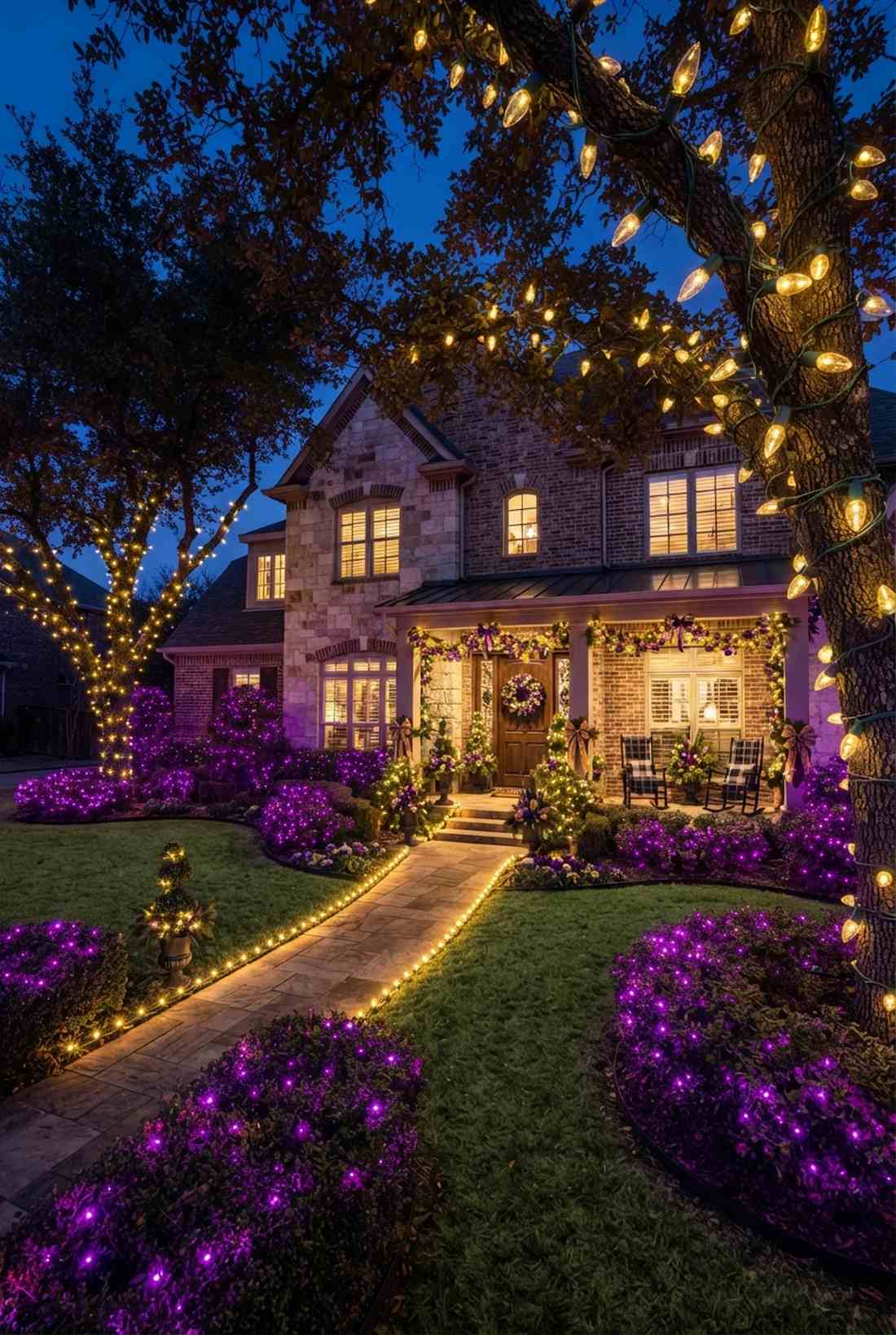 purple gold regal theme